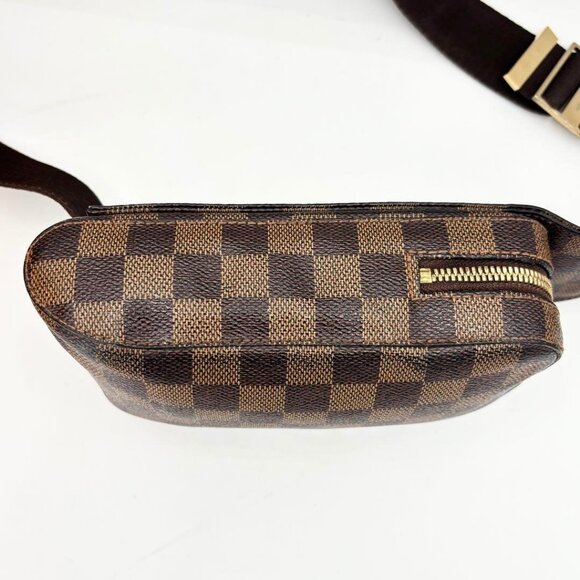 Authentic Louis Vuitton Geronimos Bum Bag Sling Bag Damier Ebene Crossbody Waist - Picture 11 of 16